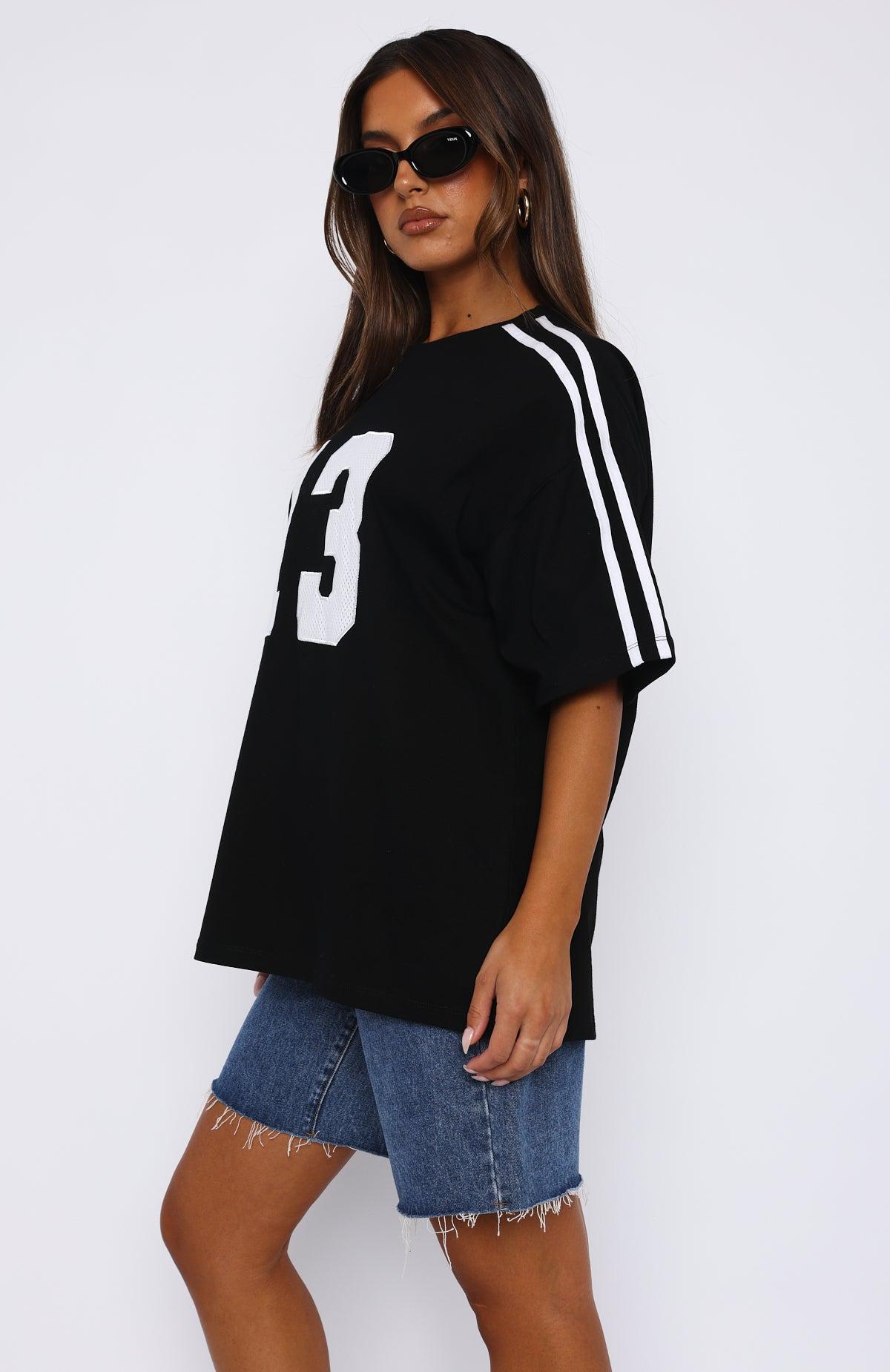 Always A Statement Oversized Tee Black Product Image