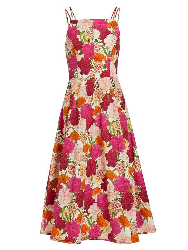 Womens Jacinta Floral Fit & Flare Dress Product Image