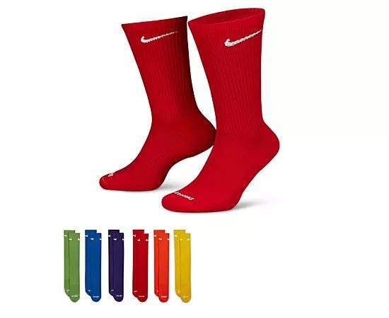 Nike Men's Everyday Plus Cushioned Crew Socks 6 Pairs Product Image