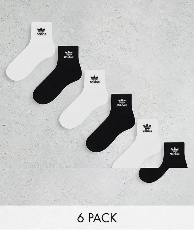 adidas Originals 6 pack quarter socks Product Image