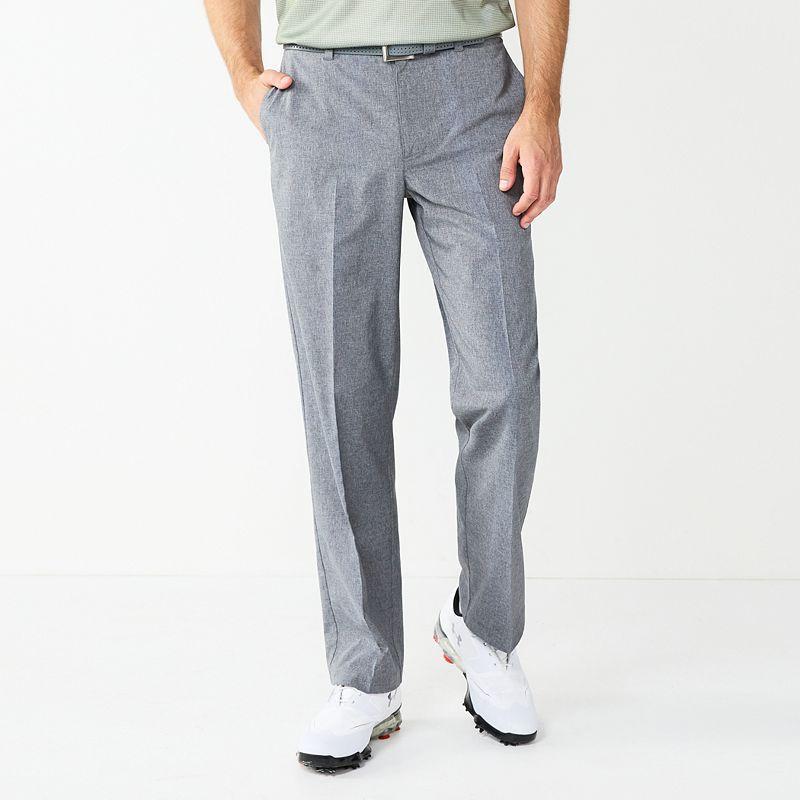 Mens Grand Slam Regular-Fit Active Waistband Performance Golf Pant Medium Gray Grey Product Image