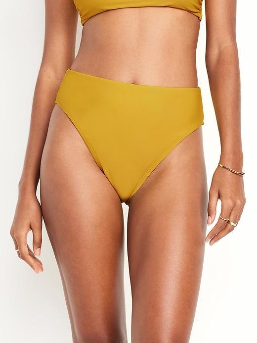 Extra High-Waisted French-Cut Bikini Swim Bottoms Product Image