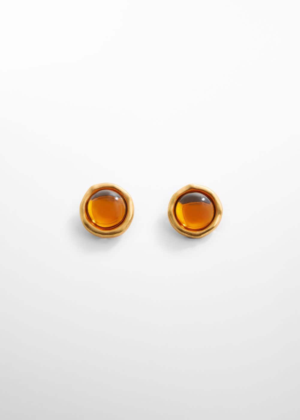 MANGO - Stones earrings - One size - Women Product Image