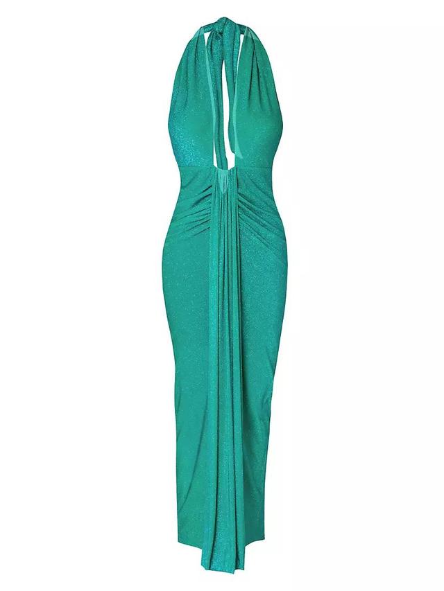 Sarakiniko Nana Halterneck Maxi Dress Product Image