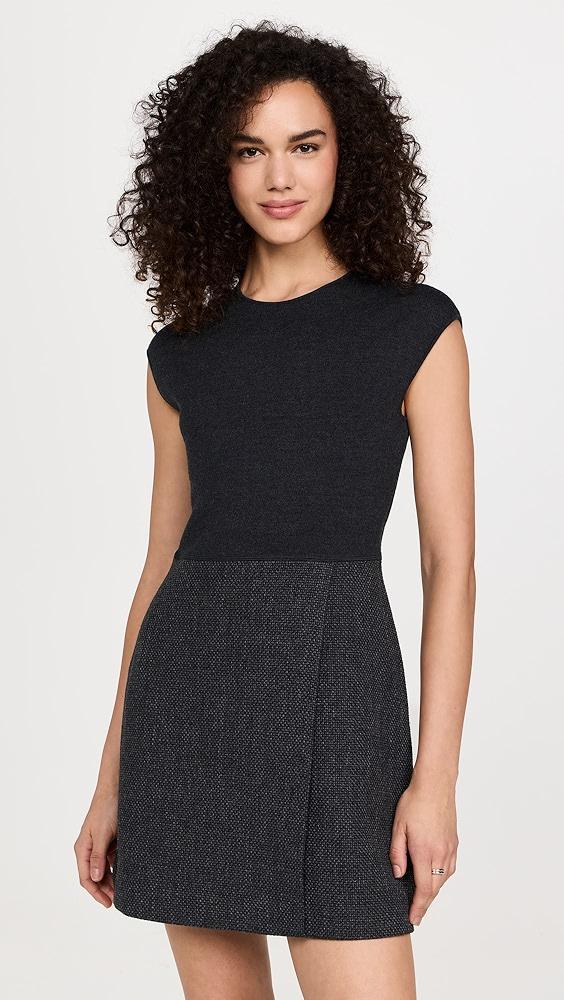 Theory Wrap Skirt Combo Mini Dress | Shopbop Product Image