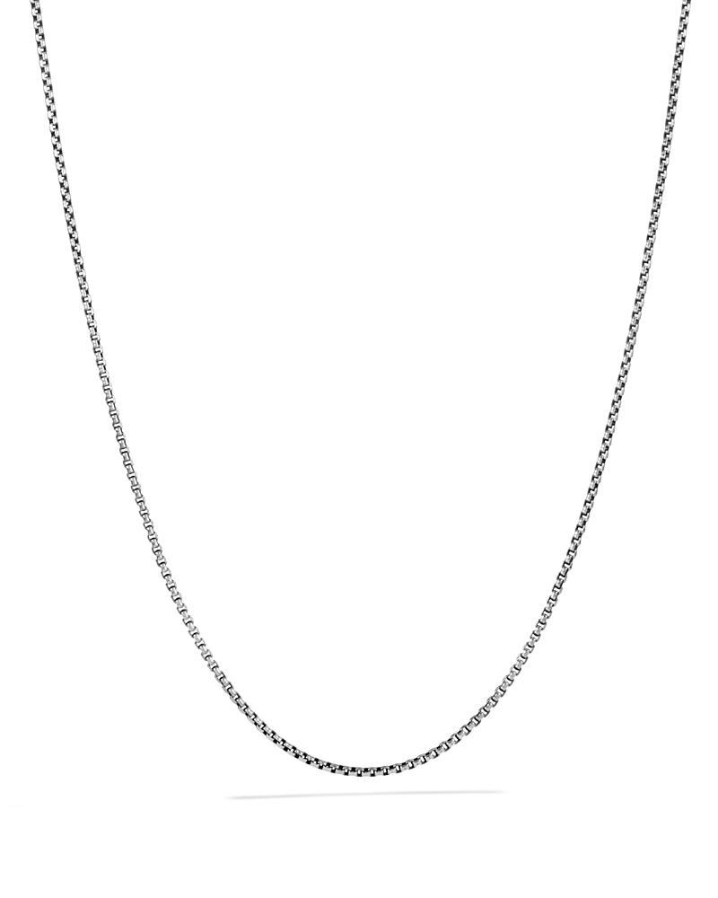 David Yurman Box Chain Necklace with an Accent of 14K Gold, 1.7mm, 16 Product Image