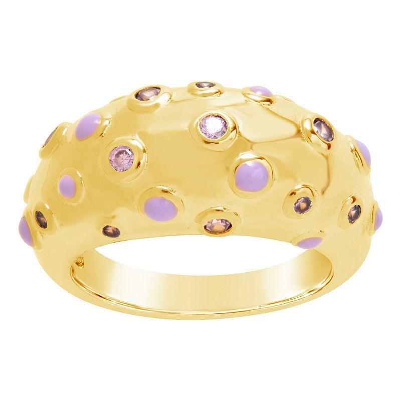 MC Collective Emberly Dome Ring, Womens Multicolor Product Image