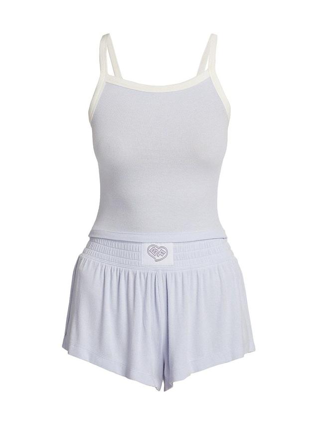 Womens Laila Boxer Camisole 2-Piece Pajama Set Product Image