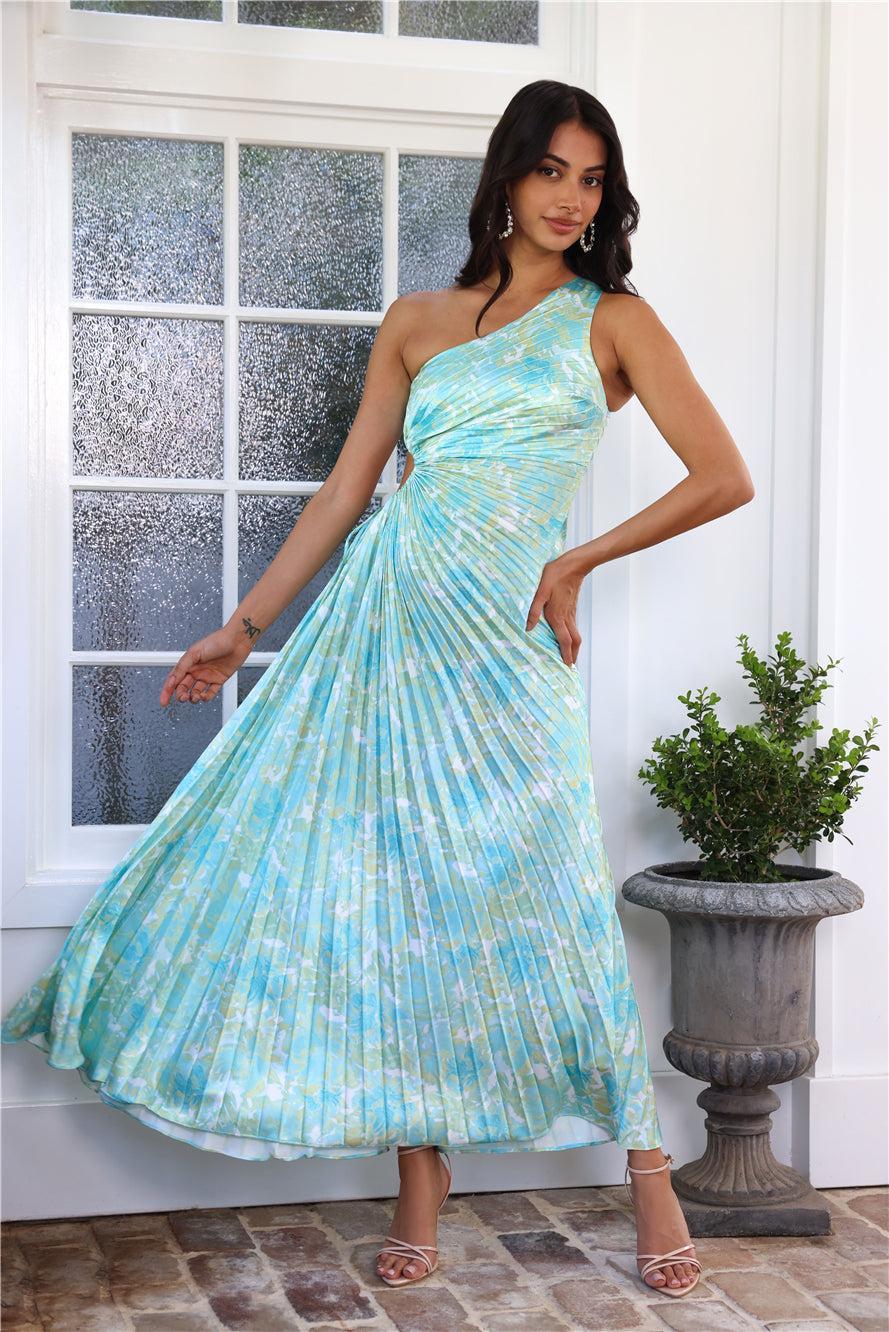 Knowledge Of Style Maxi Dress Blue Product Image