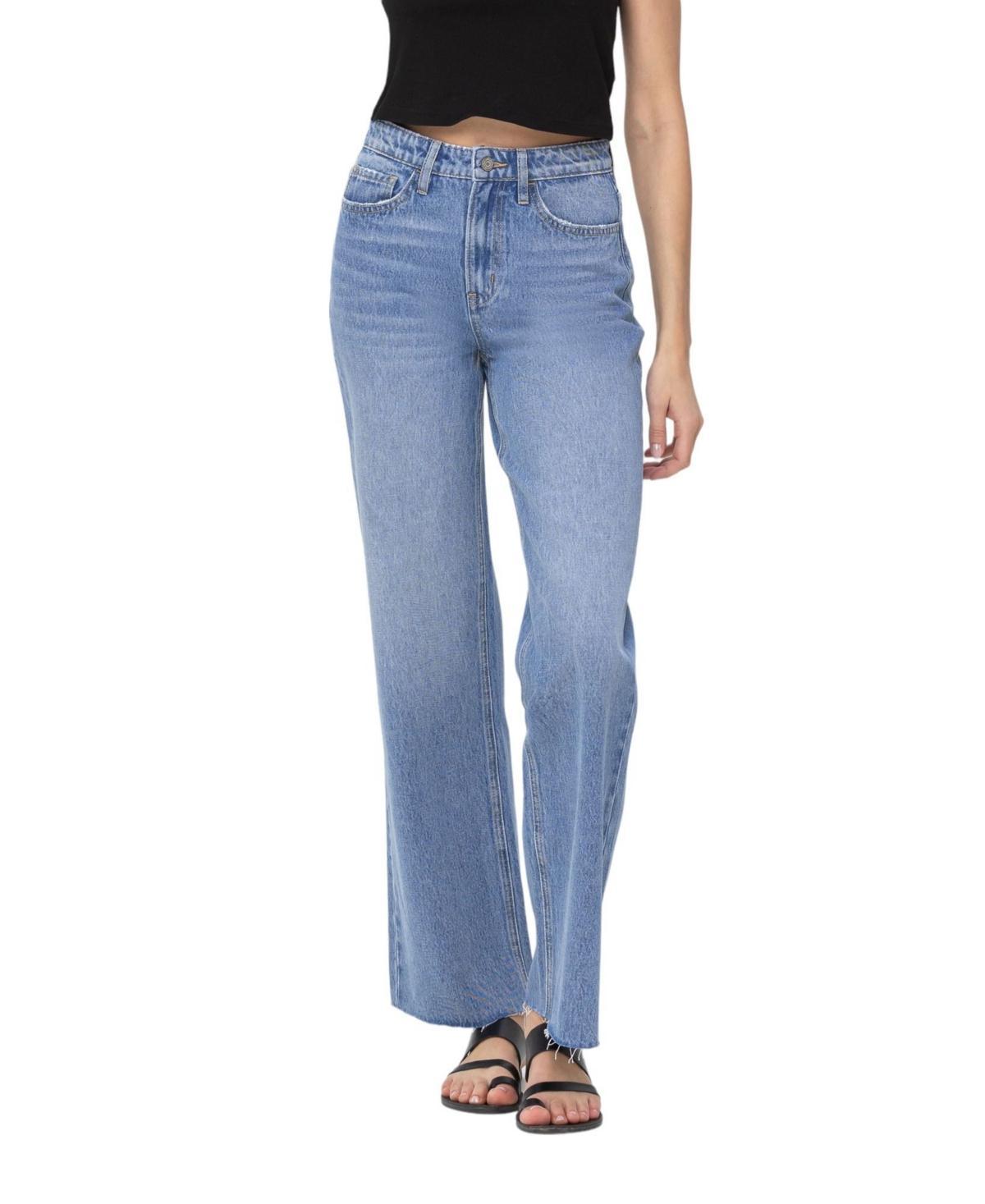 Women's Super High Rise 90's Vintage-like Wide Leg Jeans Product Image