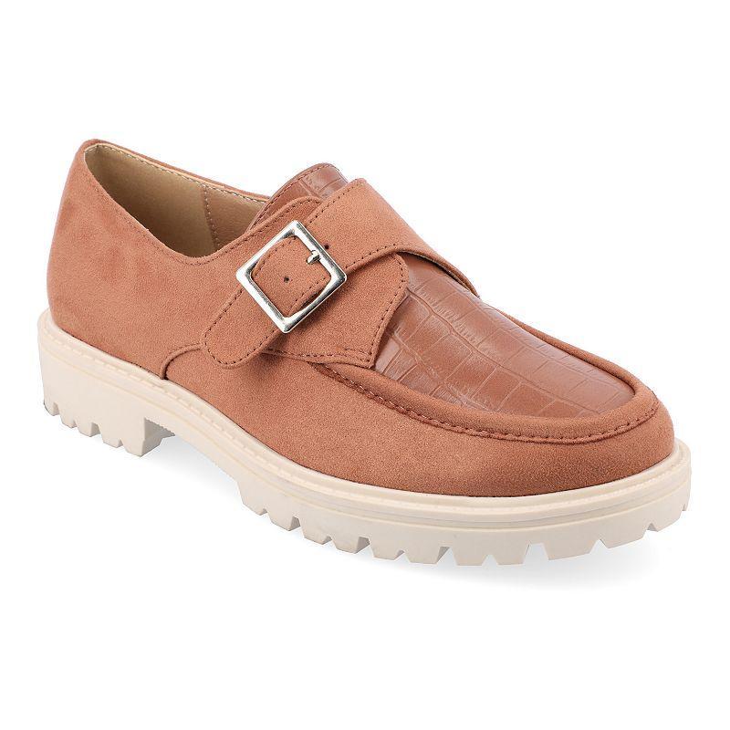 Journee Collection Womens Azula Round Toe Loafers Product Image