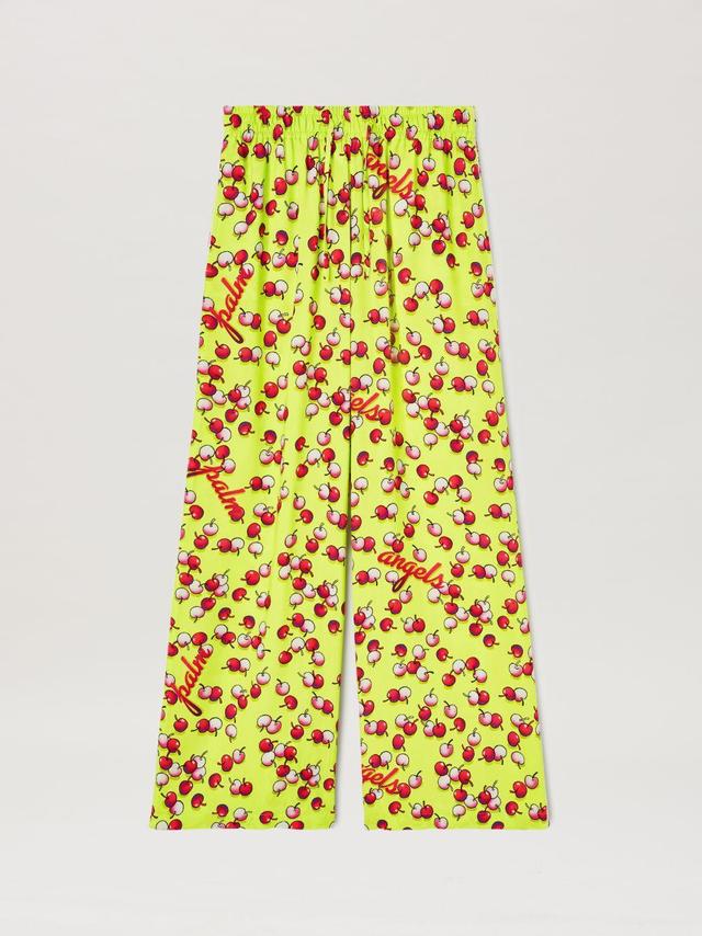 Cherries pants in green  - Palm Angels® Official  Product Image