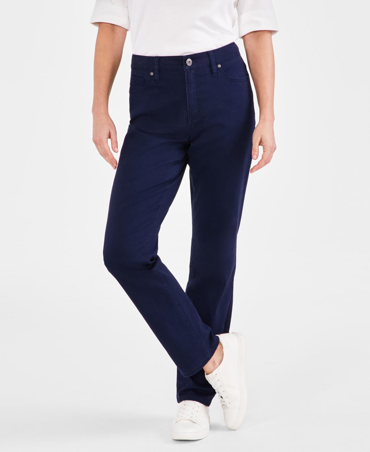 Style & Co Womens Printed Straight-Leg Jeans, Created for Macys Product Image