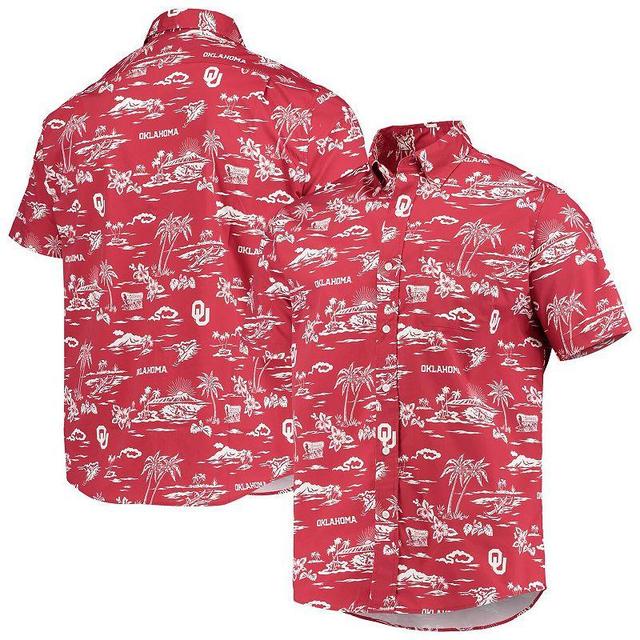 Mens Reyn Spooner Crimson Oklahoma Sooners Classic Button-Down Shirt Product Image