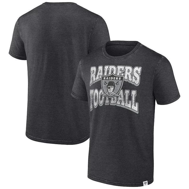 Mens Fanatics Branded Heather Las Vegas Raiders Force Out T-Shirt Grey Product Image