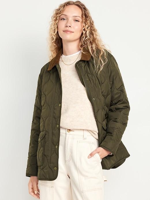 Quilted Barn Jacket Product Image