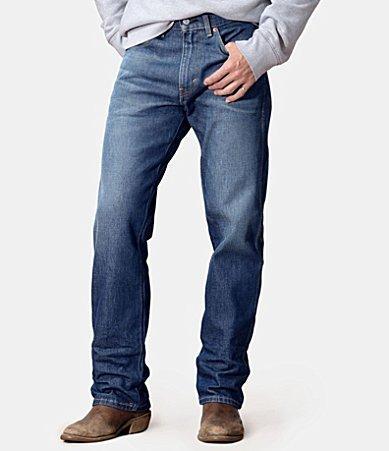 Levis Western Fit Straight Leg Stretch Jeans Product Image