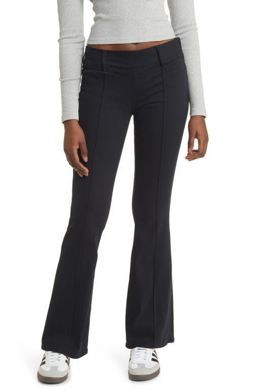 Womens Stretch Low Rise Flare Pants - Product Image