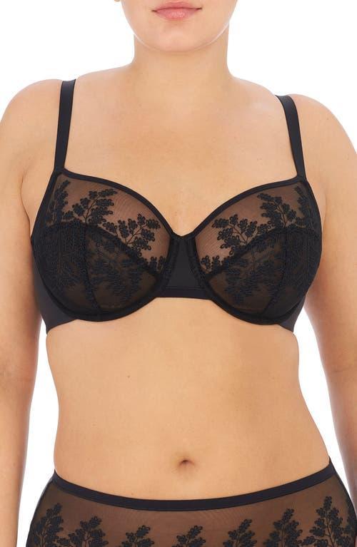 Natori Frame Floral Embroidered Underwire Bra Product Image