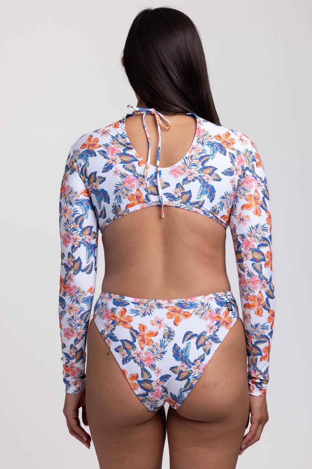 Sabrina Long Sleeve Surf One Piece - Flora Tiki Female Product Image