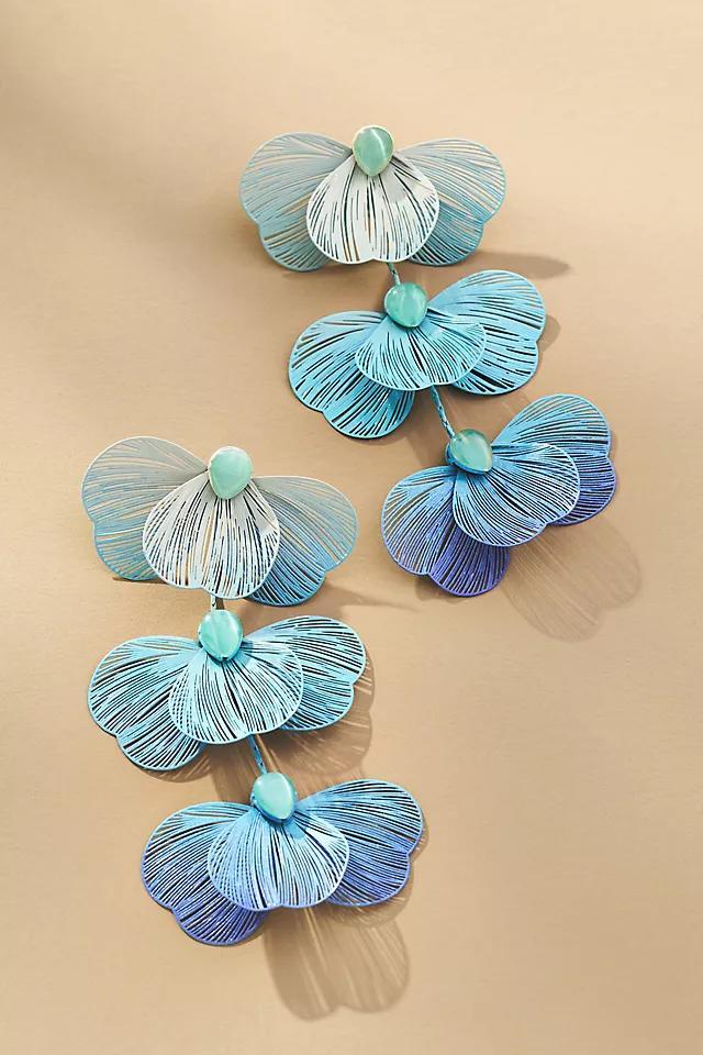 Wire Petals Drop Earrings Product Image