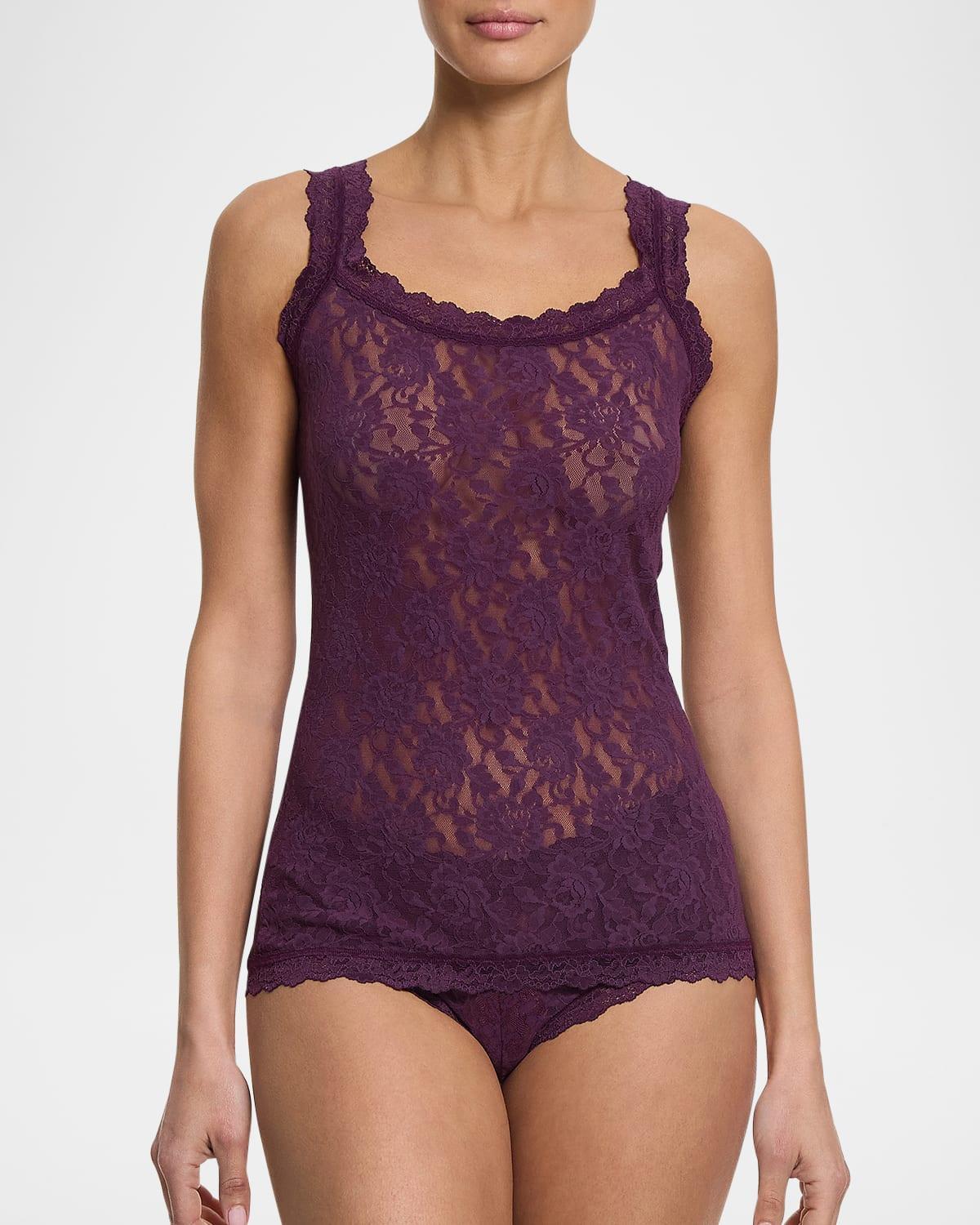 Hanky Panky Womens Signature Sheer Lace Lingerie Camisole 1390L Product Image