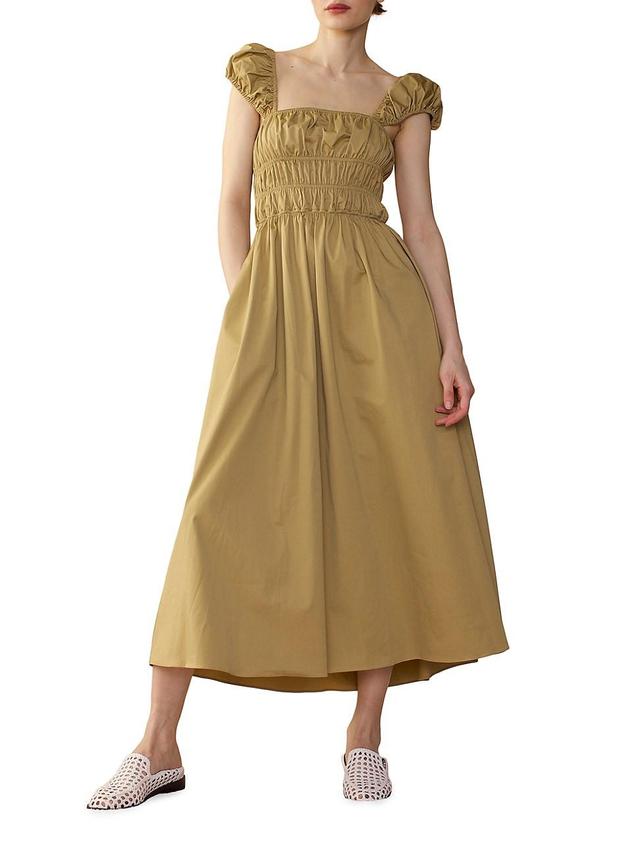 Womens Bodrum Back Tie Midi-Dress Product Image