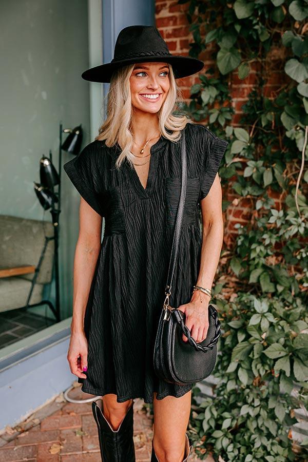 Long Weekend Wonderful Shift Dress In Black product image