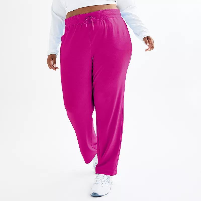 Plus Size Tek Gear French Terry Pants, Womens Product Image