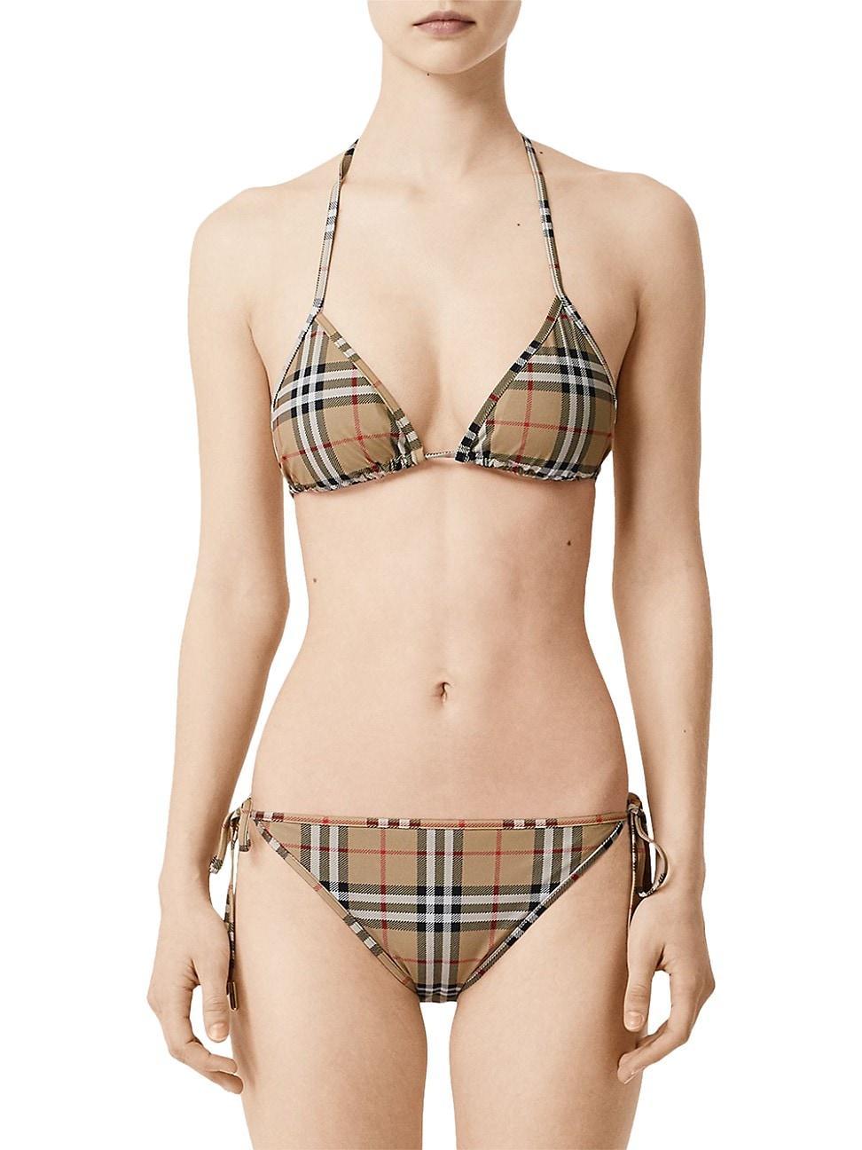 burberry Cobb Vintage Check Two-Piece Swimsuit Product Image