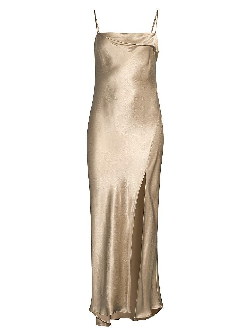 Womens Farah Satin Maxi Slipdress Product Image