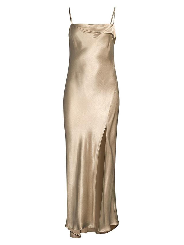 Womens Farah Satin Maxi Slipdress Product Image