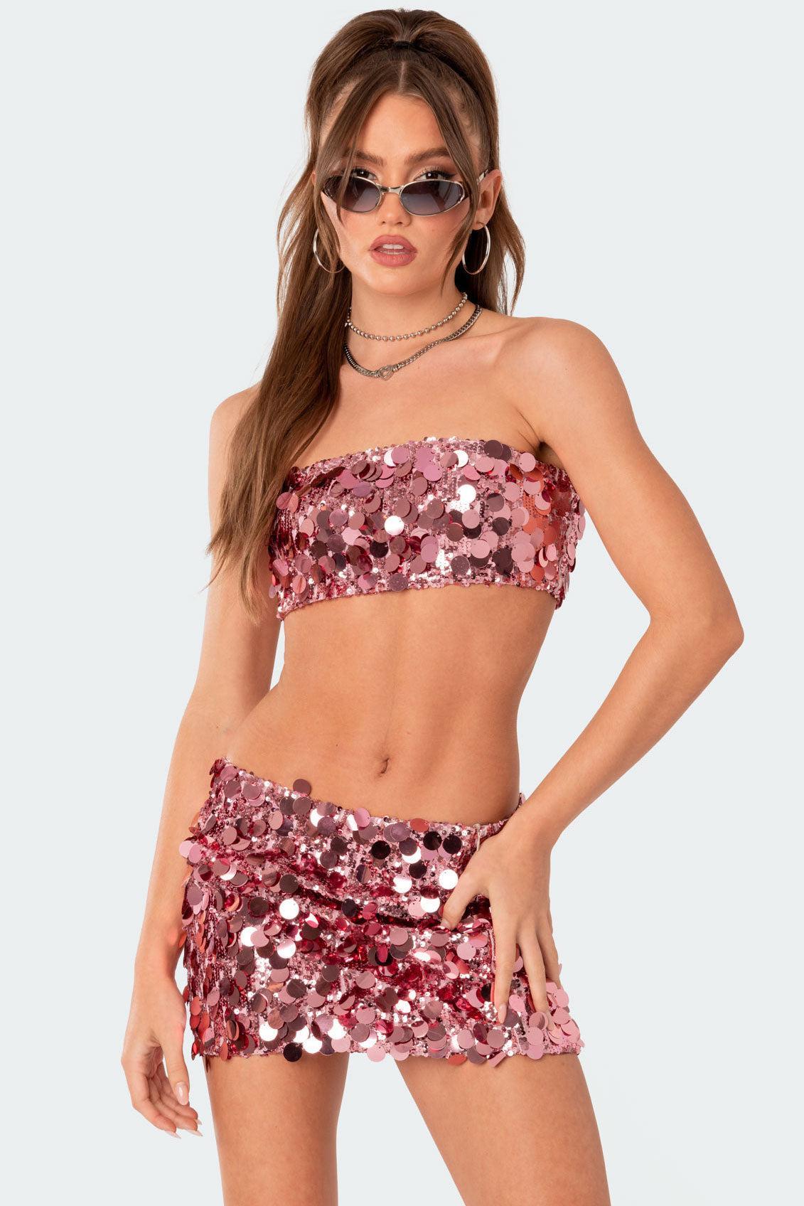 Sabina Sequin Bandeau Top product image