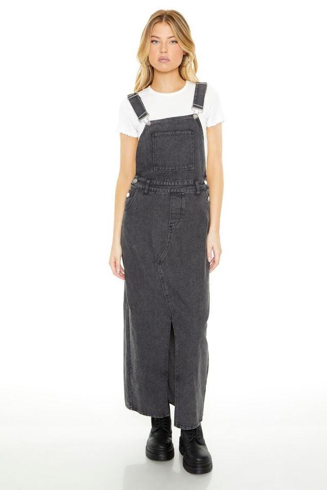 Denim Overall Maxi Dress | Forever 21 Product Image