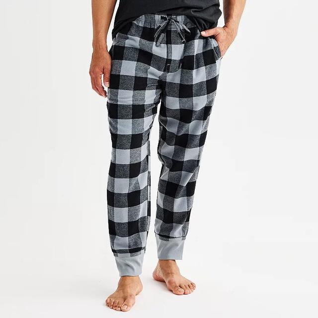 Mens Sonoma Goods For Life Banded Bottom Flannel Pajama Pants Product Image