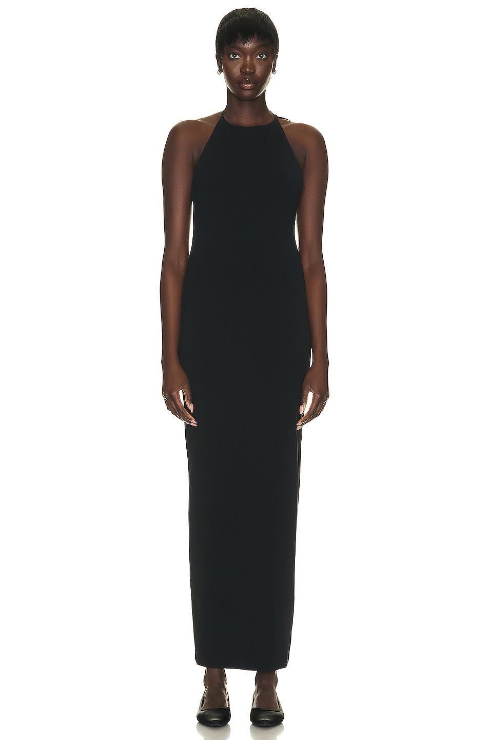 The Row - Women's Coralia Halter-Neck Maxi Dress - Black - L - Moda Operandi Product Image