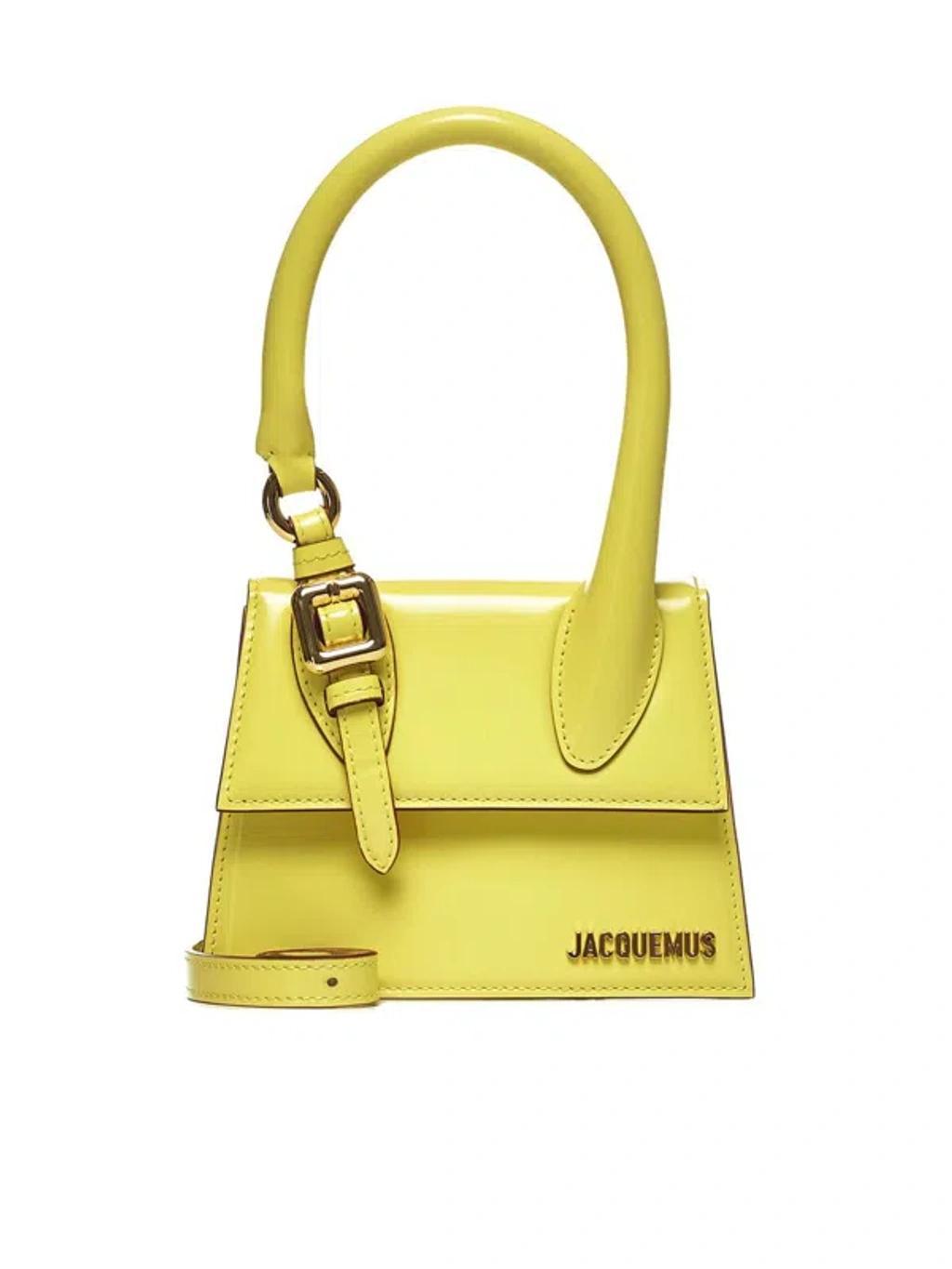 JACQUEMUS Le Medium Chiquito Top-handle Bag In Yellow Product Image