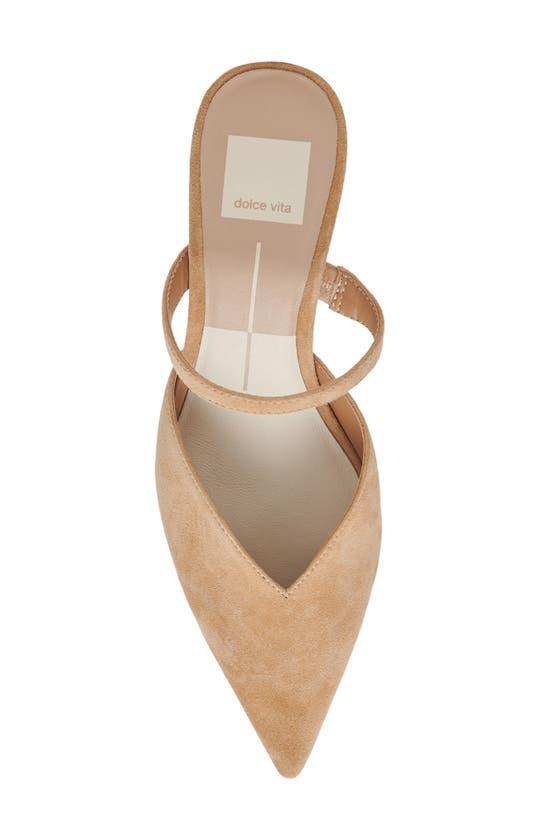 DOLCE VITA Kanika Kitten Heel Pump In Tan Suede Product Image