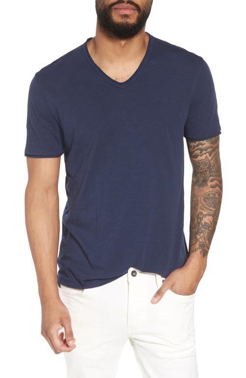 John Varvatos Star USA Slim Fit Slubbed V-Neck T-Shirt Product Image