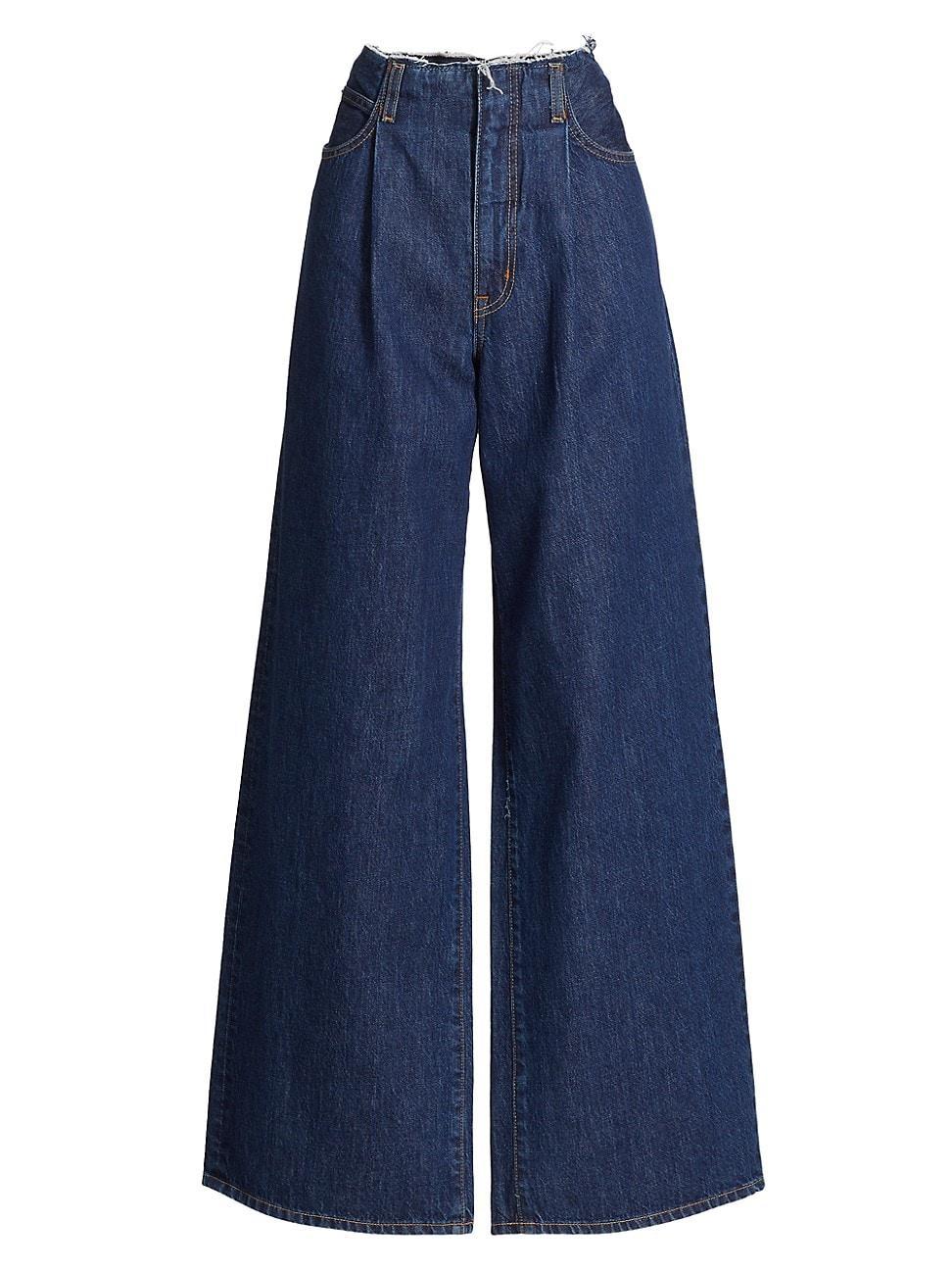 Womens Taylor High-Rise Wide-Leg Jeans product image