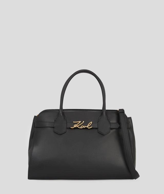 K/SIGNATURE TOP-HANDLE BAG Product Image