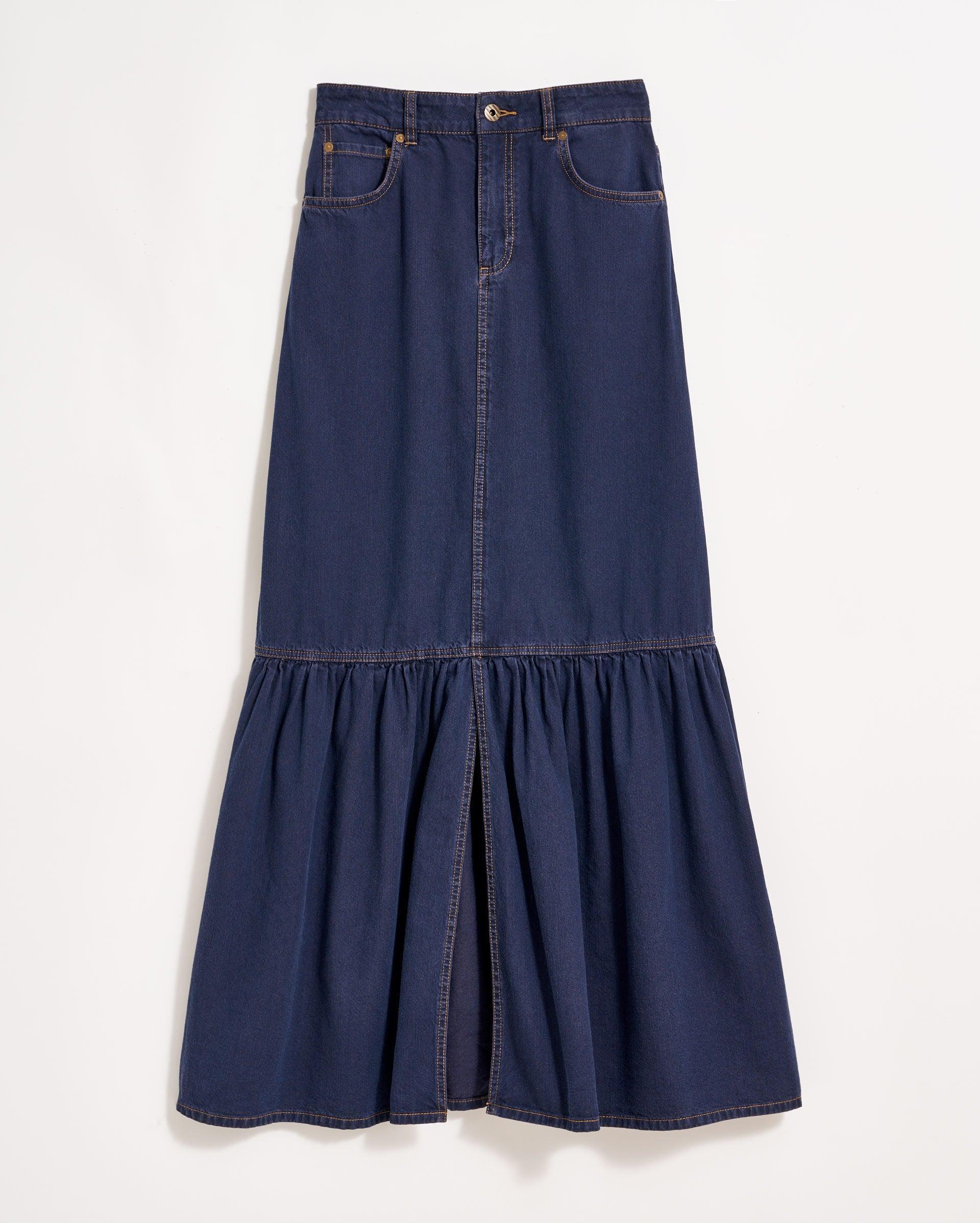 MAXI DENIM SKIRT Product Image