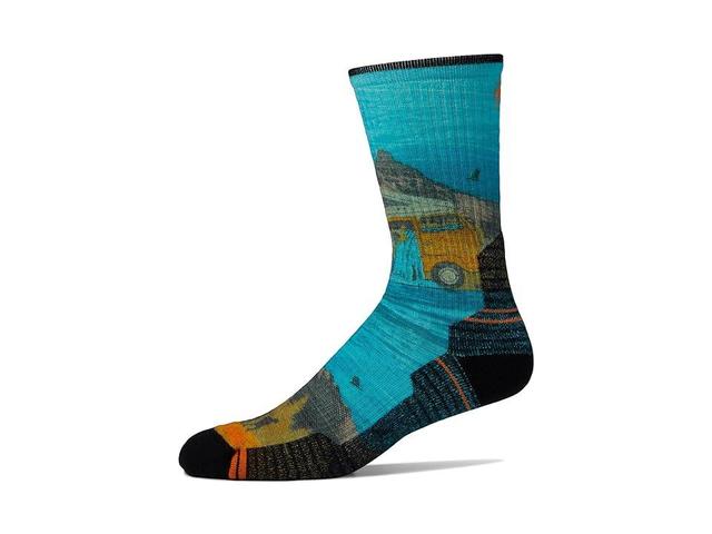 Smartwool Hike Light Cushion Great Excursion Print Crew Socks (Multicolor) Men's No Show Socks Shoes Product Image