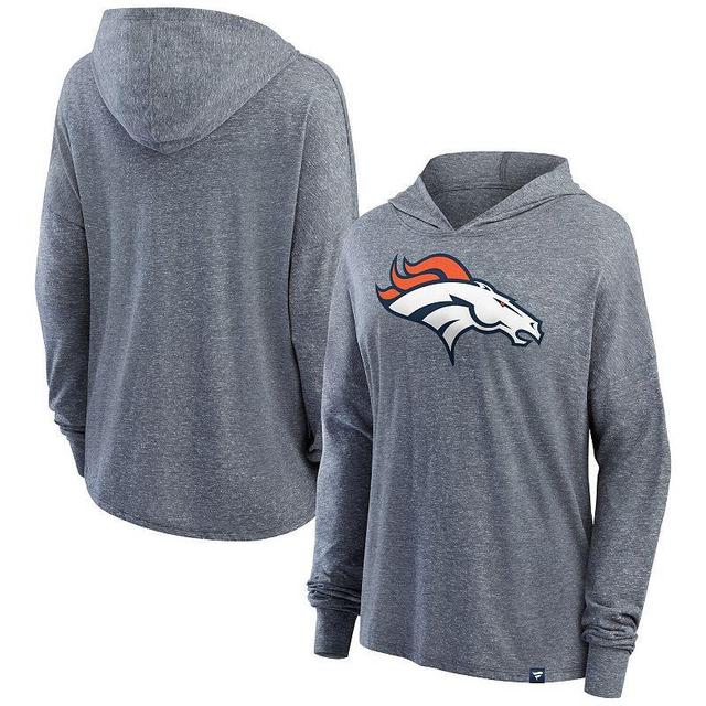 Womens Fanatics Branded Heather Gray Denver Broncos Cozy Primary Pullover Hoodie Product Image