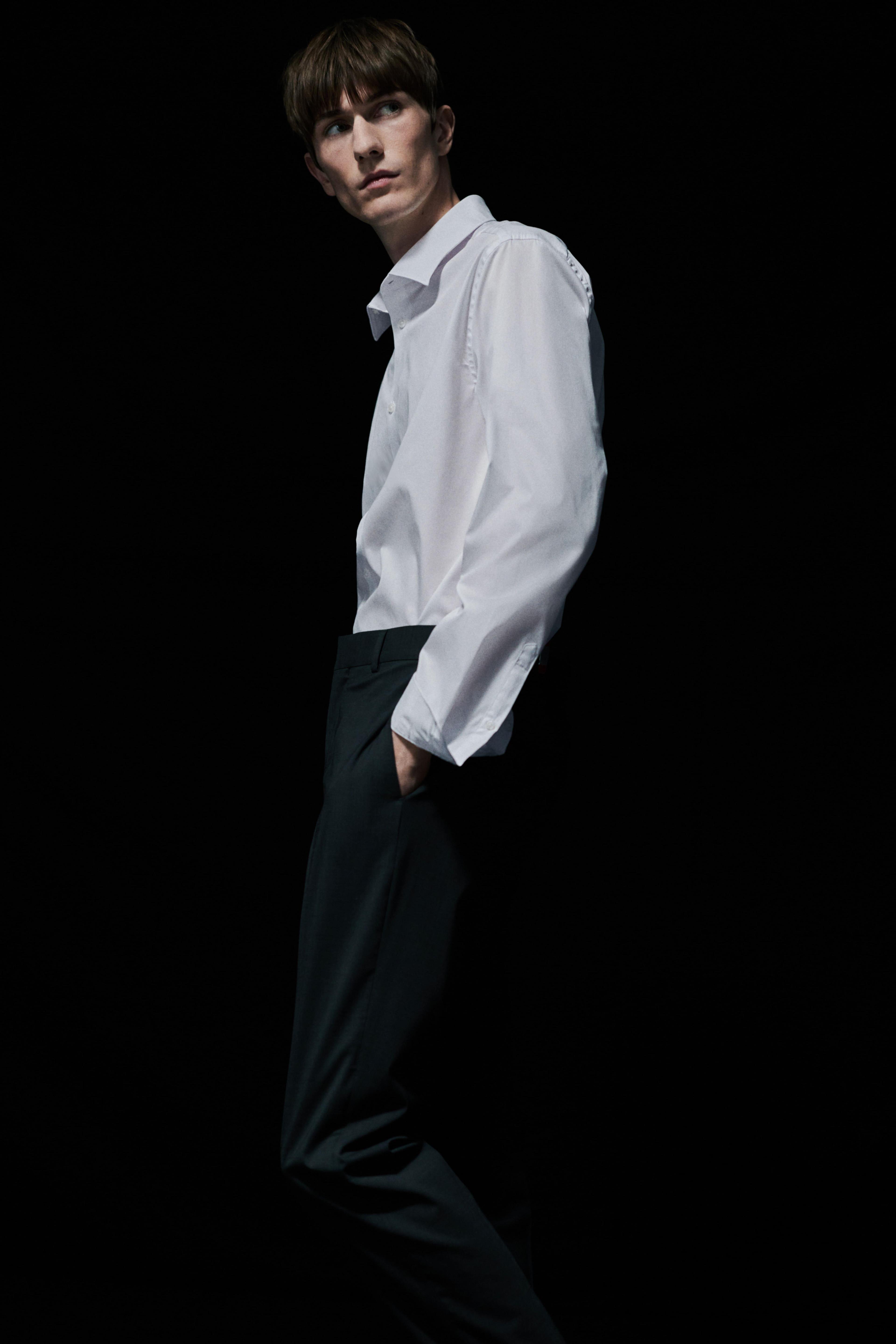 Slim-Fit Stretch Shirt Product Image