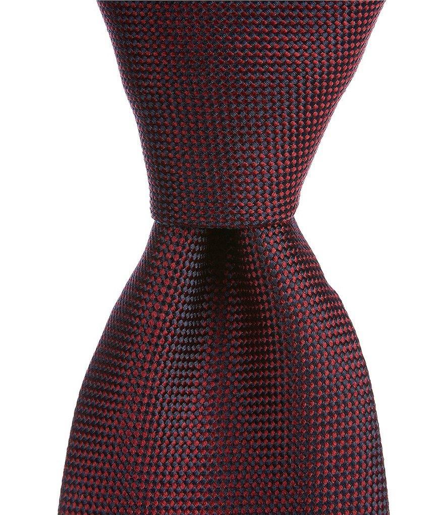 Cremieux Solid 3 1/4#double; Woven Silk Tie Product Image