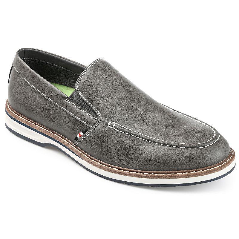 Vance Co. Harrison Mens Slip-On Casual Loafers Grey Product Image