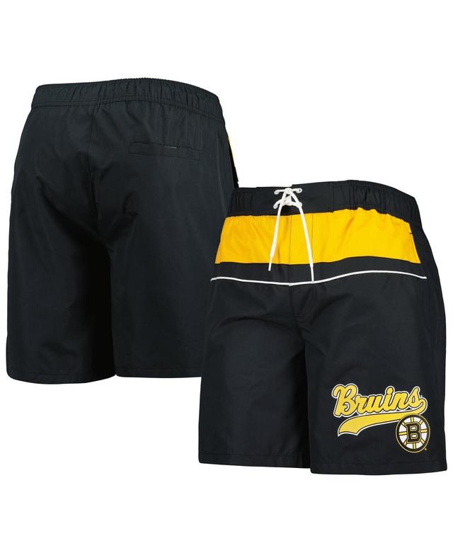 Mens Starter Boston Bruins Freestyle Volley Swim Shorts Product Image