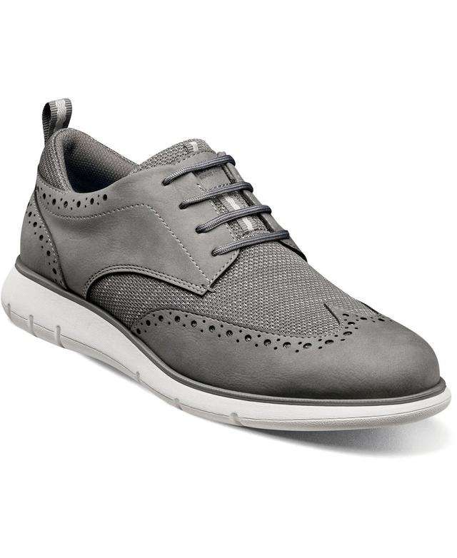 Nunn Bush Mens Stance Knit Wingtip Oxford Shoes Product Image