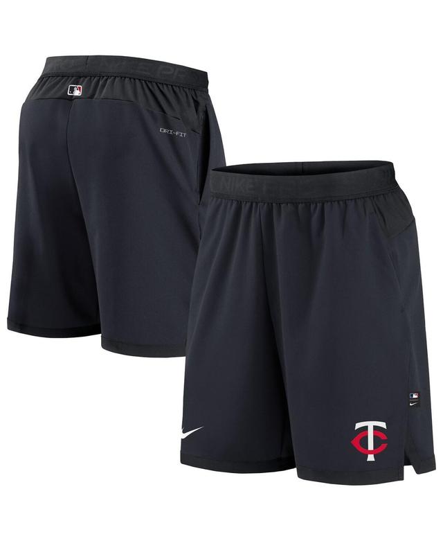 Mens Nike Navy Minnesota Twins Authentic Collection Flex Vent Performance Shorts Product Image